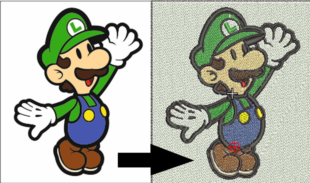 سأقوم بتحويل شعارك أو رسمك إلى ملف تطريز باستعمال برنامج wilcom