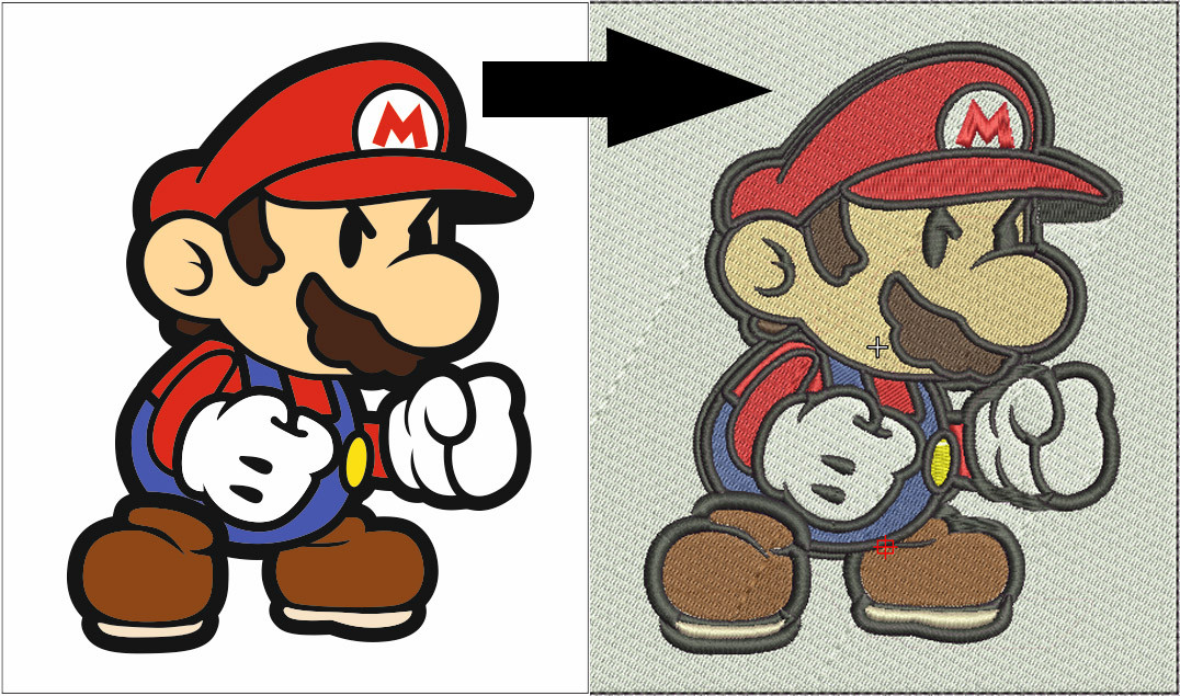 سأقوم بتحويل شعارك أو رسمك إلى ملف تطريز باستعمال برنامج wilcom