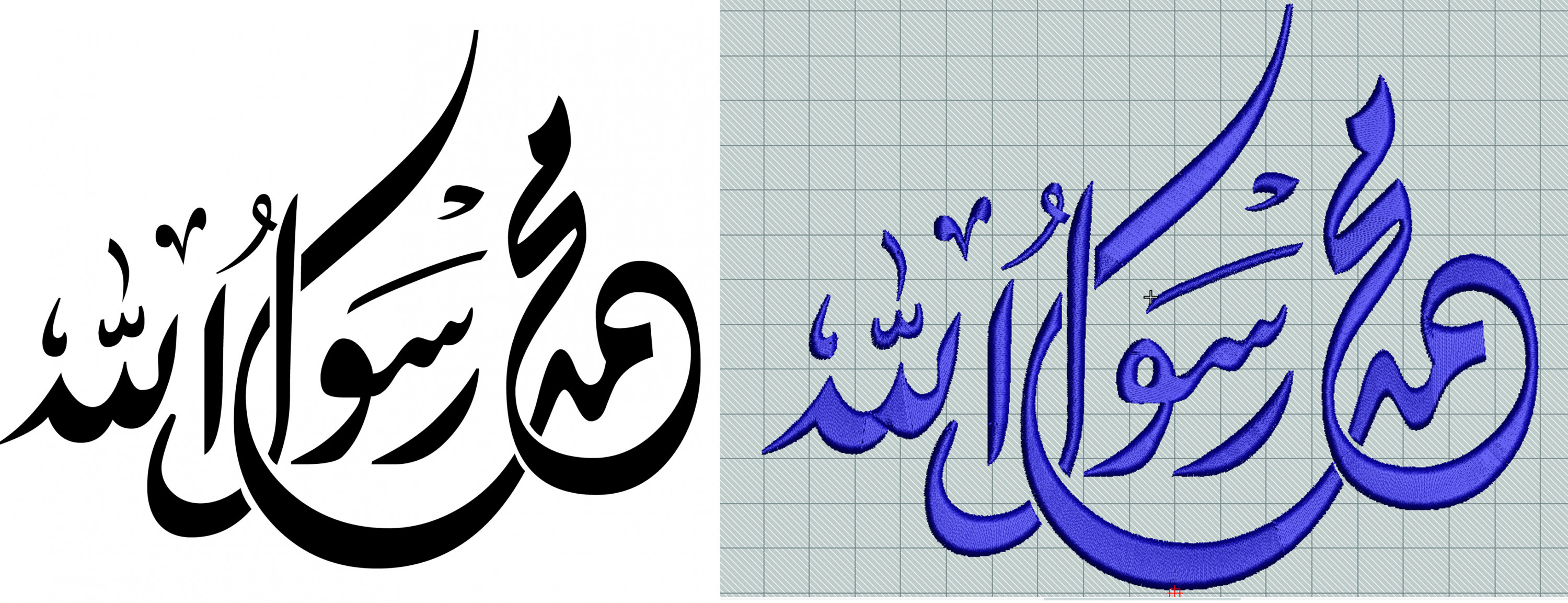 سأقوم بتحويل شعارك أو رسمك إلى ملف تطريز باستعمال برنامج wilcom