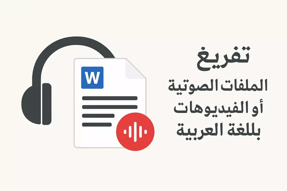 سأقوم بتفريغ الملفات الصوتيه بدقه عاليه