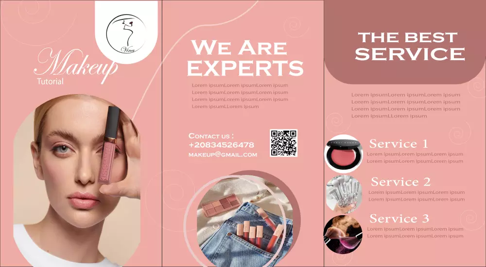 خدمة تصميم بروشور احترافي (1-3 صفحات)