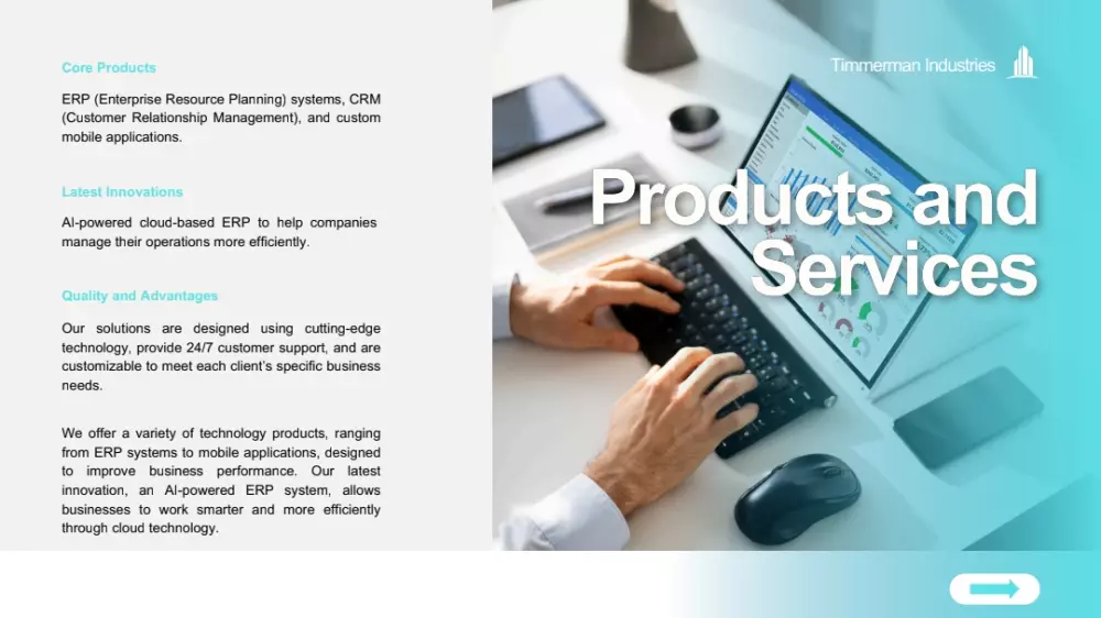 تصميم بروفايل شركة احترافي باللغتين العربية والإنجليزية