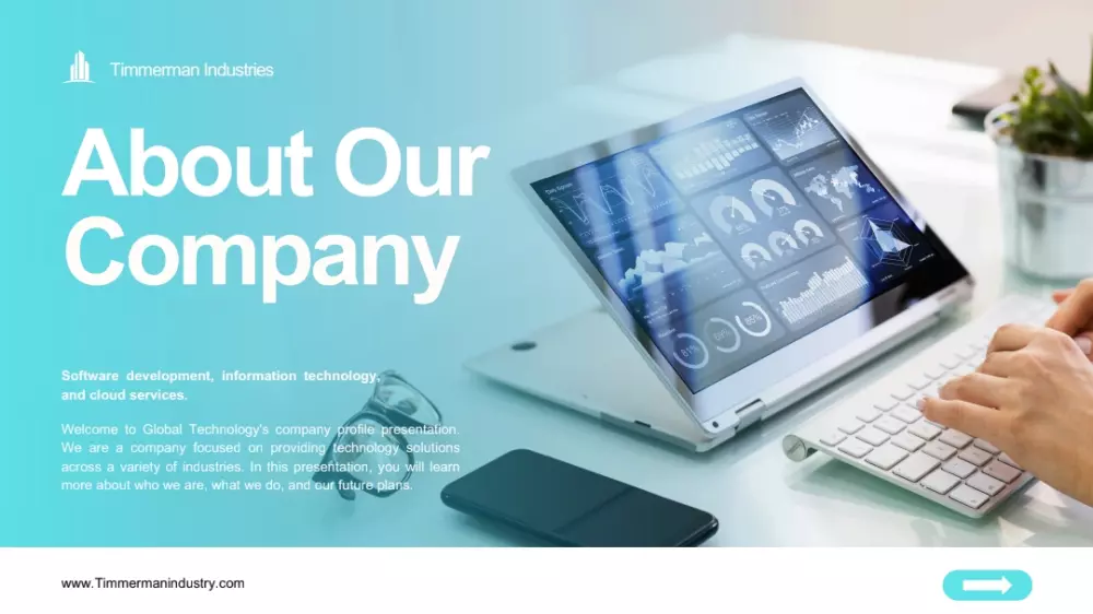 تصميم بروفايل شركة احترافي باللغتين العربية والإنجليزية