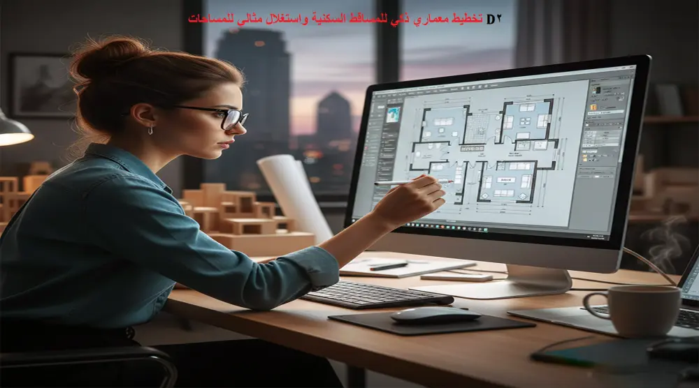 تخطيط معماري ذكي للمساقط السكنية واستغلال مثالي للمساحات 2D