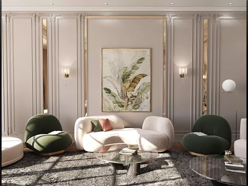 تصميم داخلي ديكور لشقق و فيلل و محلات اداري و تجاري