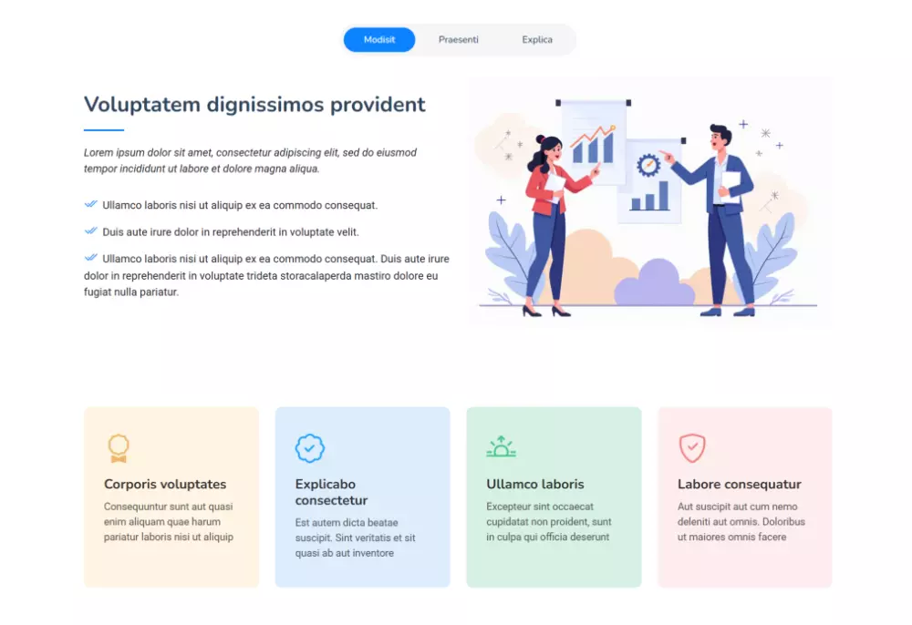 تحويل تصميم figma الي موقع متجاوب باستخدام HTML, CSS, JavaScript, وBootstrap