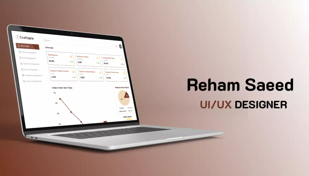 تصميم داش بوورد احترافية Dashboard UI/UX