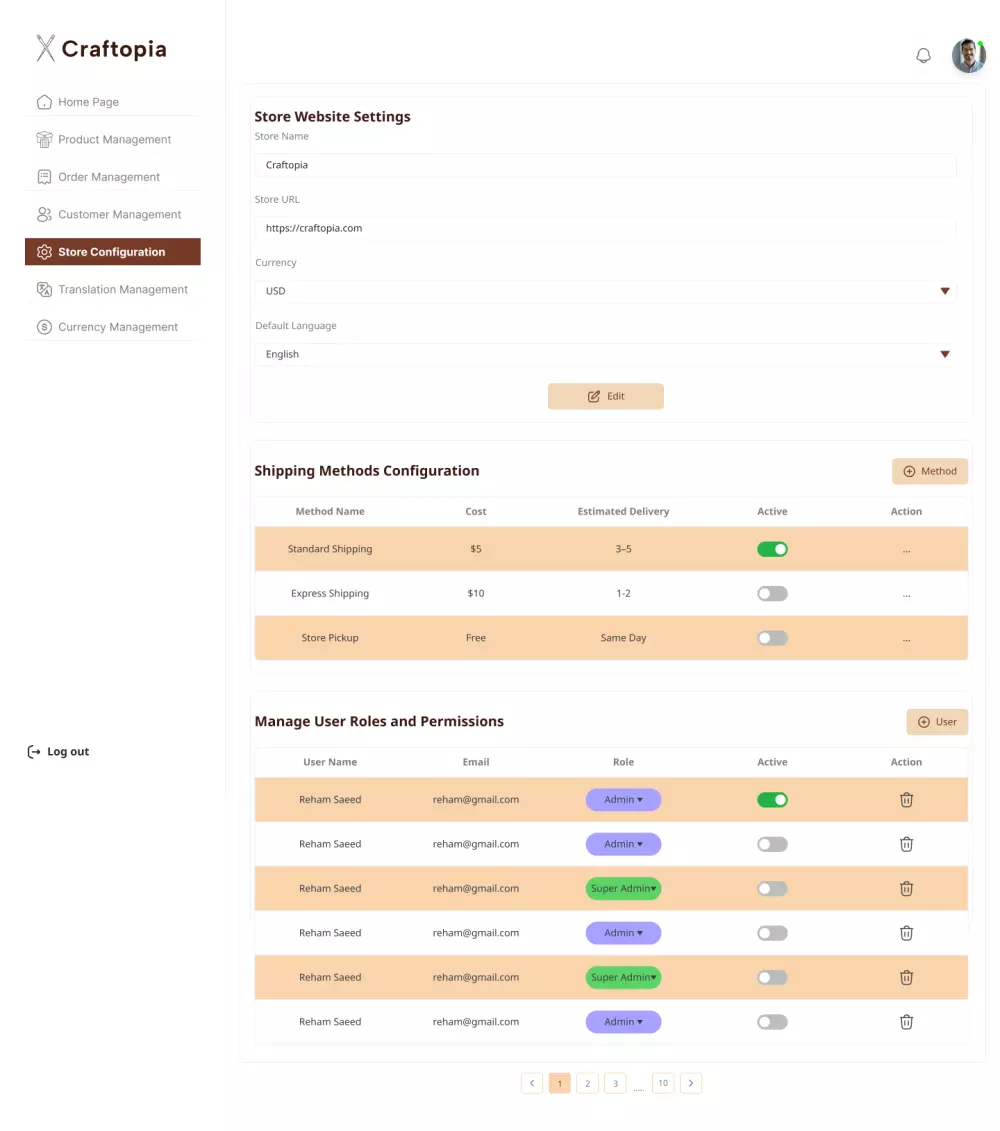 تصميم داش بوورد احترافية Dashboard UI/UX