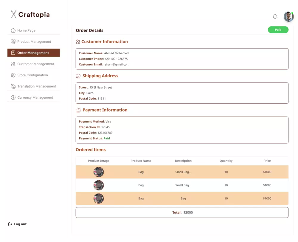 تصميم داش بوورد احترافية Dashboard UI/UX