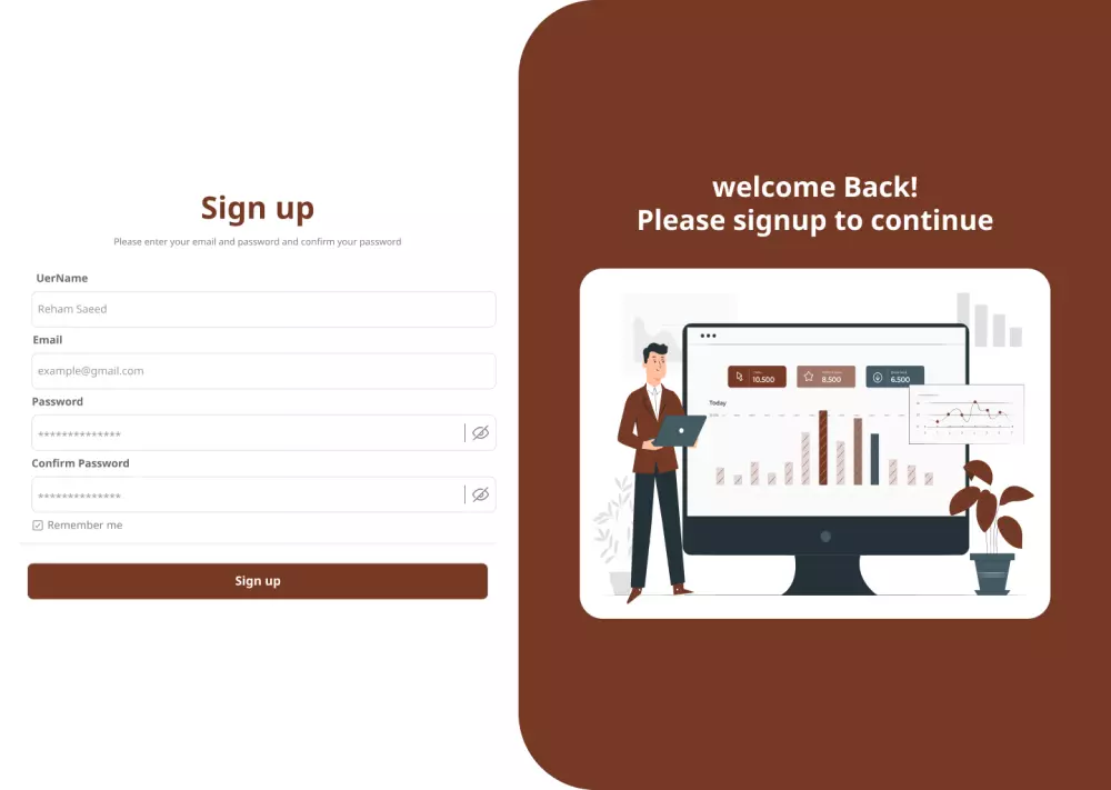 تصميم داش بوورد احترافية Dashboard UI/UX