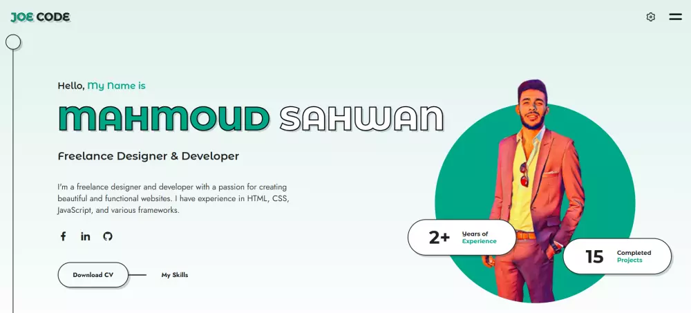 تحويل تصميم Figma أوXD أو PSD إلى موقع متجاوب HTML, CSS , JS