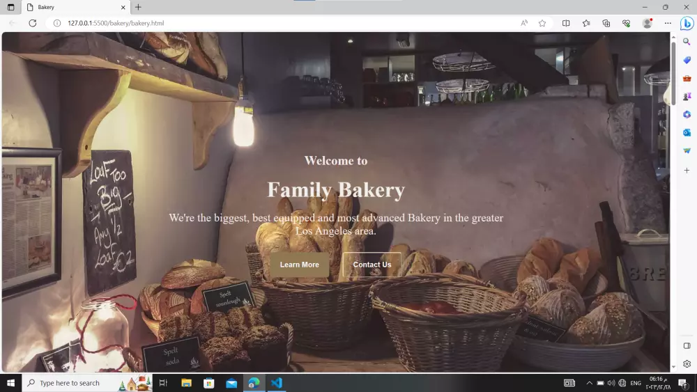 بناء صفحة هبوط احترافية متجاوبة مع جميع الشاشات باستخدام HTML و CSS
