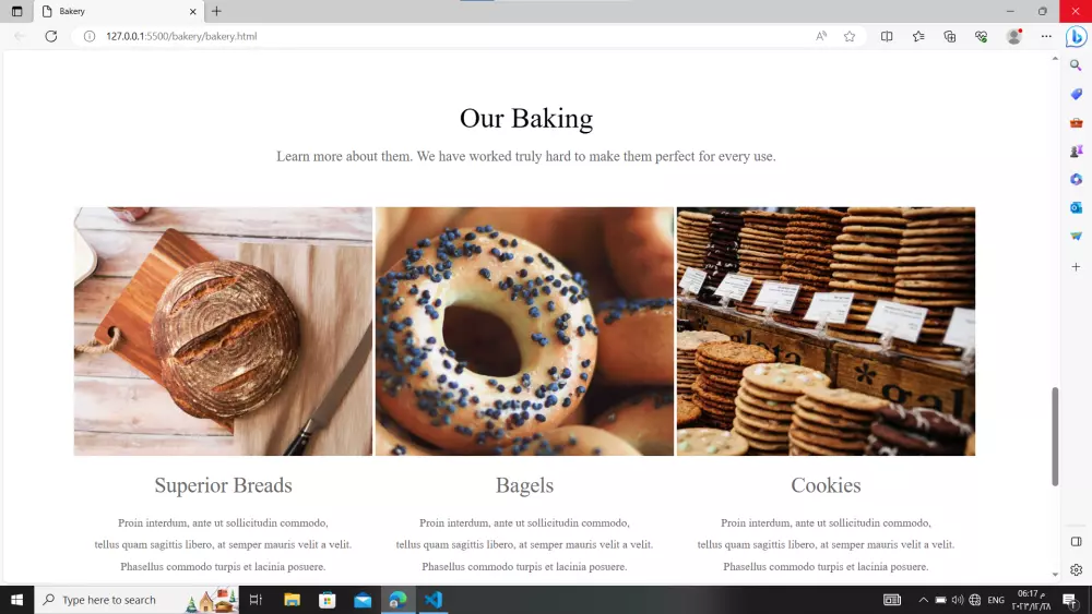 بناء صفحة هبوط احترافية متجاوبة مع جميع الشاشات باستخدام HTML و CSS