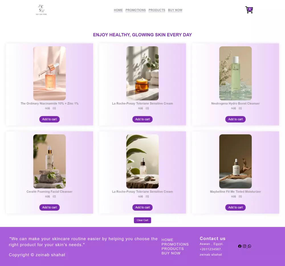 تصميم  موقع الكترونى متجاوب مع جميع الشاشات بتصميم عصري وجذاب