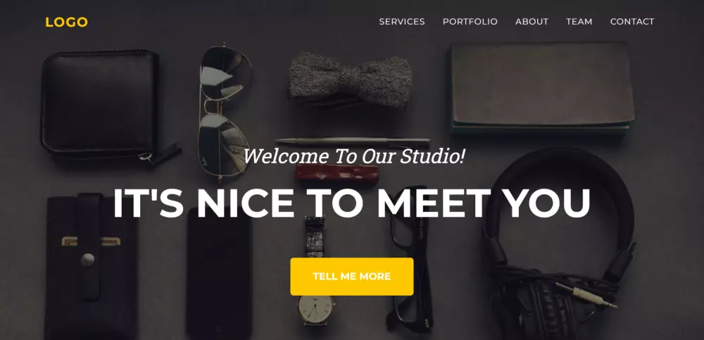 صفحة هبوط احترافية Landing Page لموقع للخدمات الرقمية