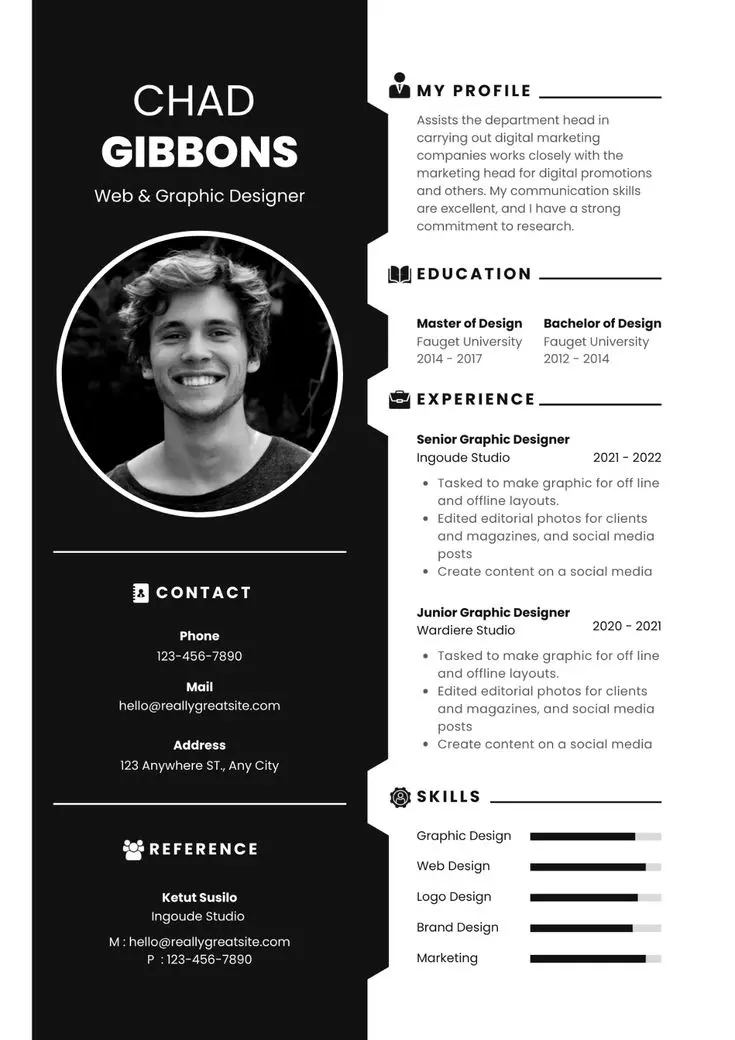 سأقوم بتصميم سيرة ذاتية (CV) أنيقة ومرتبة تناسب مجالك