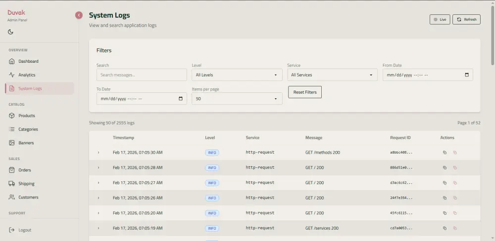 إنشاء لوحة تحكم (Dashboard) احترافية باستخدام Next.js