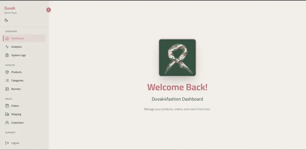 إنشاء لوحة تحكم (Dashboard) احترافية باستخدام Next.js
