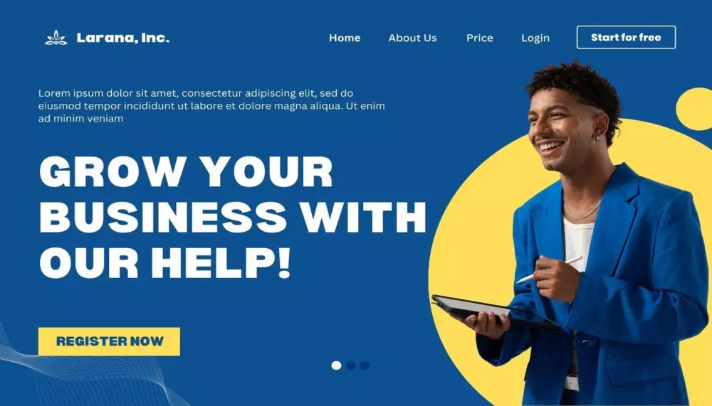 تصميم صفحة ويب باستخدام Html & Css & Javascript