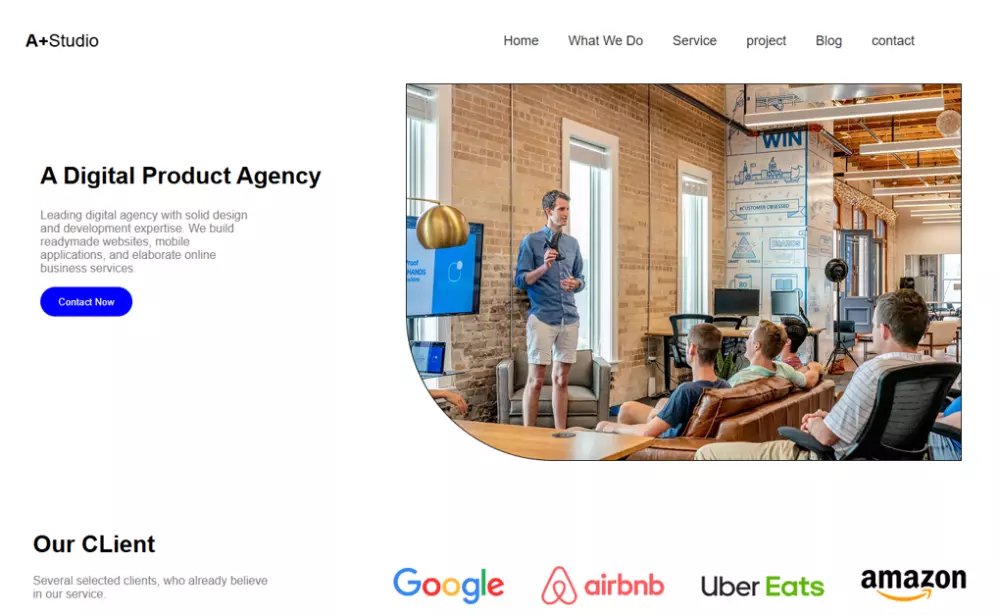 تصميم صفحة ويب باستخدام Html & Css & Javascript