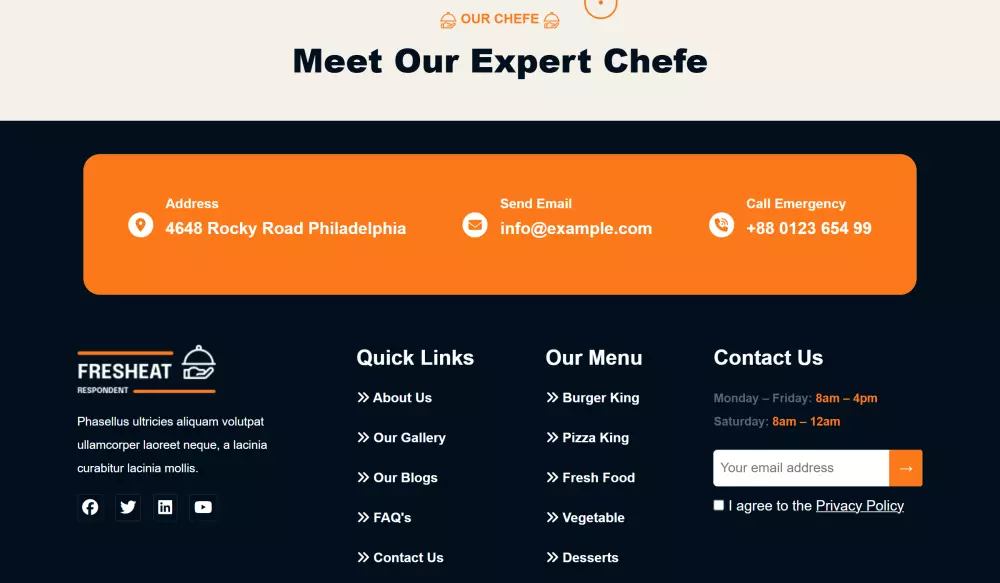 تصميم صفحة هبوط Landing Page احترافية ومتجاوبة