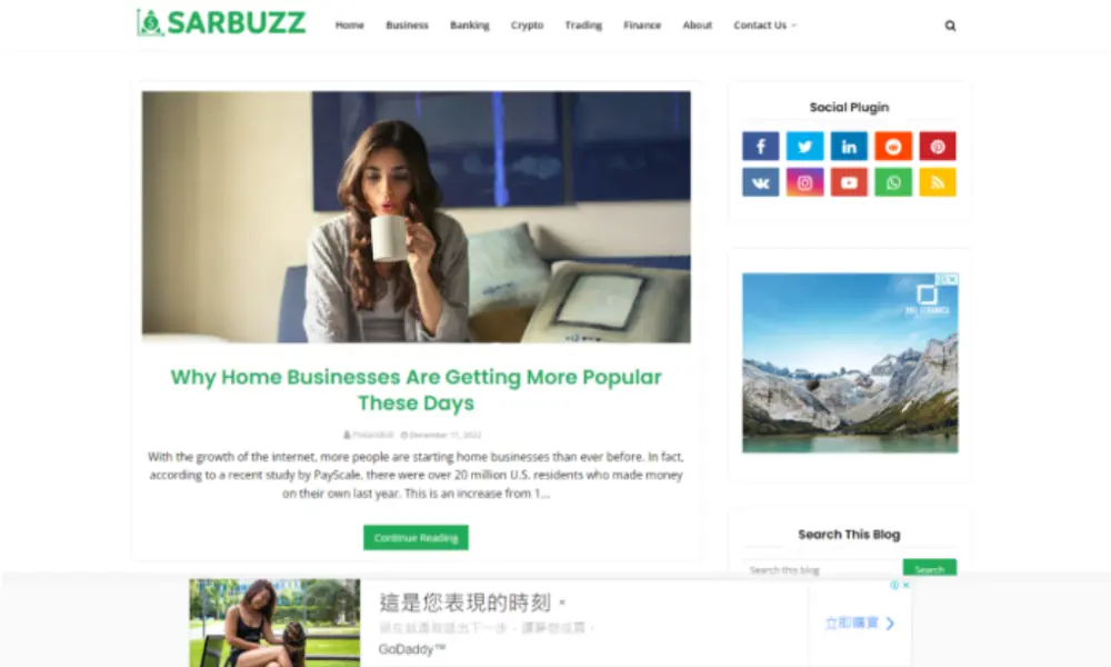 إنشاء موقع WordPress أو Blogger جاهز للتقديم على Ad Revenue