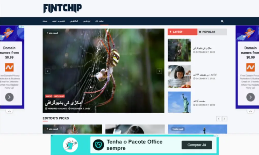 إنشاء موقع WordPress أو Blogger جاهز للتقديم على Ad Revenue