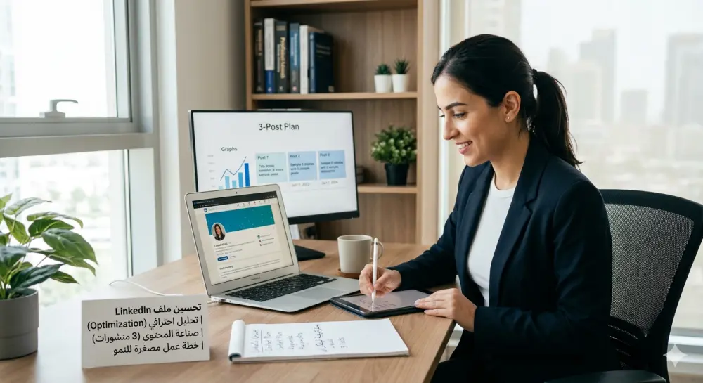 إدارة وتطوير حسابات لينكد إن وبناء الهوية الرقمية (Personal Branding) للشركات والأفراد