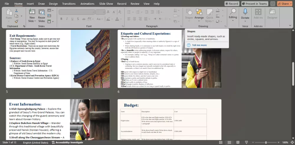 تصميم عرض تقديمي احترافي مكون من 10 شرائح مقابل 5 دولار