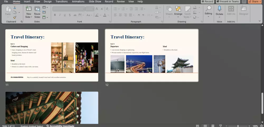 تصميم عرض تقديمي احترافي مكون من 10 شرائح مقابل 5 دولار