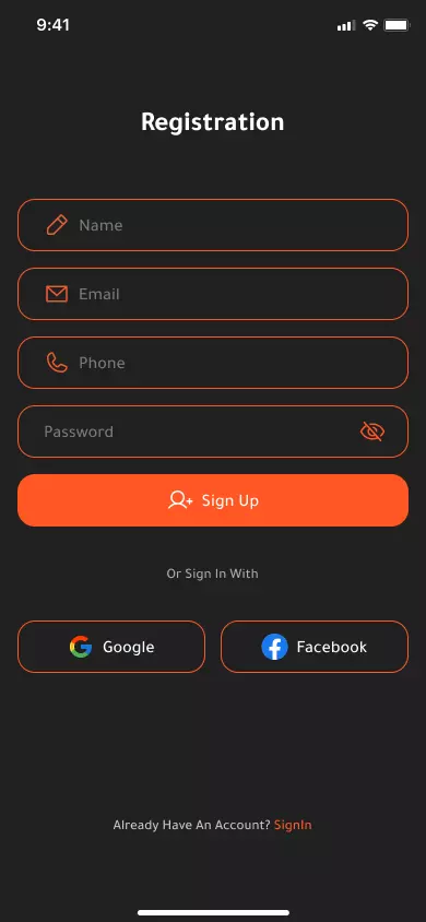 تصميم واجهات مستخدم لتطبيقات الموبايل