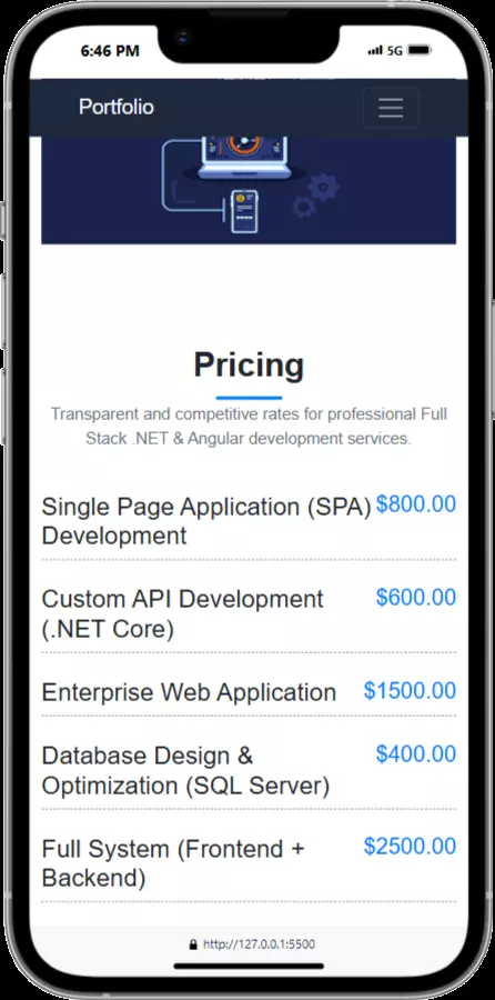 تصميم صفحة هبوط احترافية لعرض سيرتك ومهاراتك - Landing page