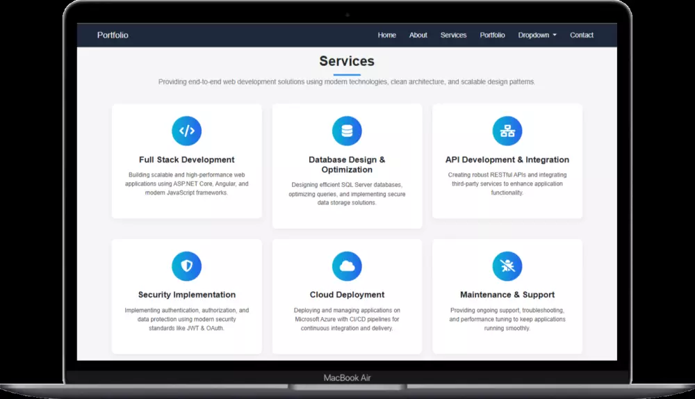 تصميم صفحة هبوط احترافية لعرض سيرتك ومهاراتك - Landing page