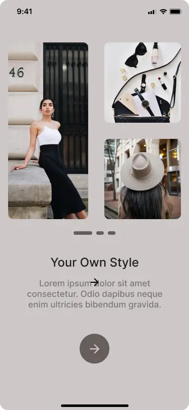 تصميم شاشات تعريفية (Onboarding) و splash screen جذابة ومريحة للمستخدم بـ Figma
