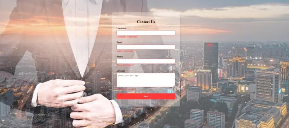 تصميم صفحات تسجيل دخول احترافية  باستخدام لغة Html Css and JavaScript