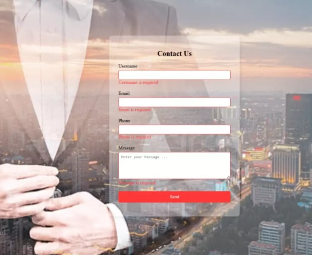 تصميم صفحات تسجيل دخول احترافية  باستخدام لغة Html Css and JavaScript