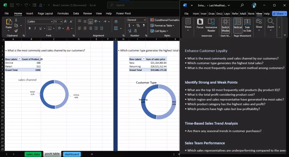 تنظيف وتحليل البيانات باستخدام الاكسل او بايثون