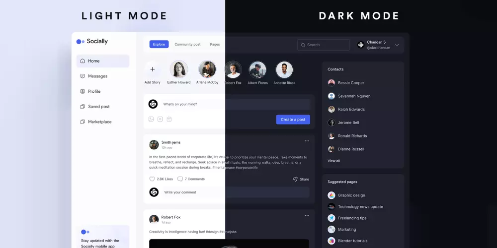 جعل التطبيق يدعم ال Dark mode and Light Mode بإستخدام Flutter ل Android & IOS & Flutter Web