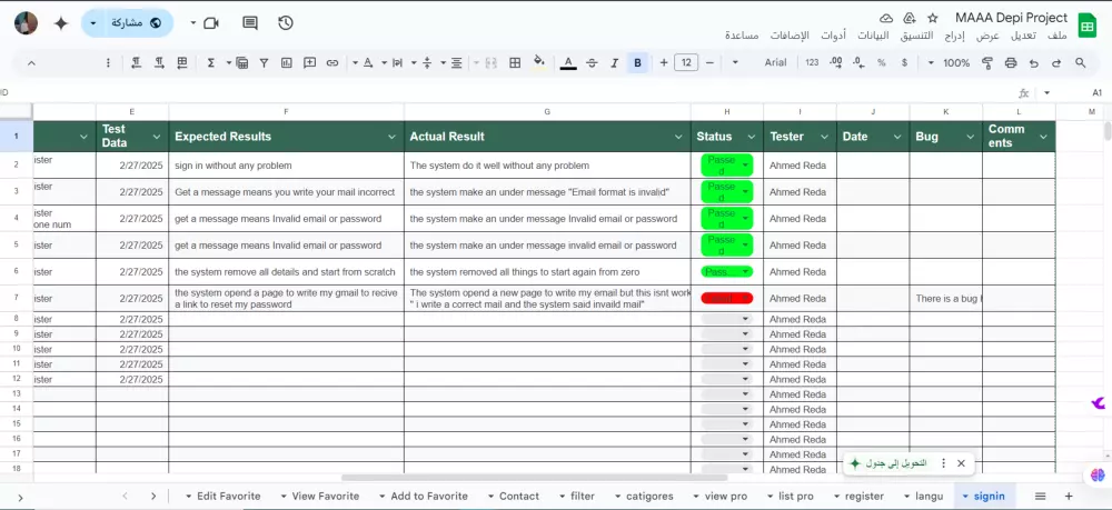 اختبار صفحة واحدة من موقع او تطبيق لتحليل تجربة المستخدم وتصميم الواجهة UI و UX