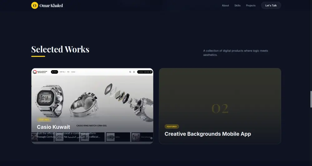تصميم وتطوير بورتفوليو احترافي باستخدام Laravel مع لوحة تحكم