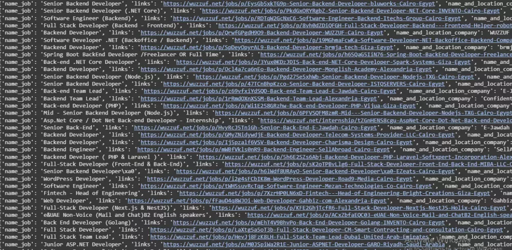 عمل جلب لبيانات من مواقع مختلفه