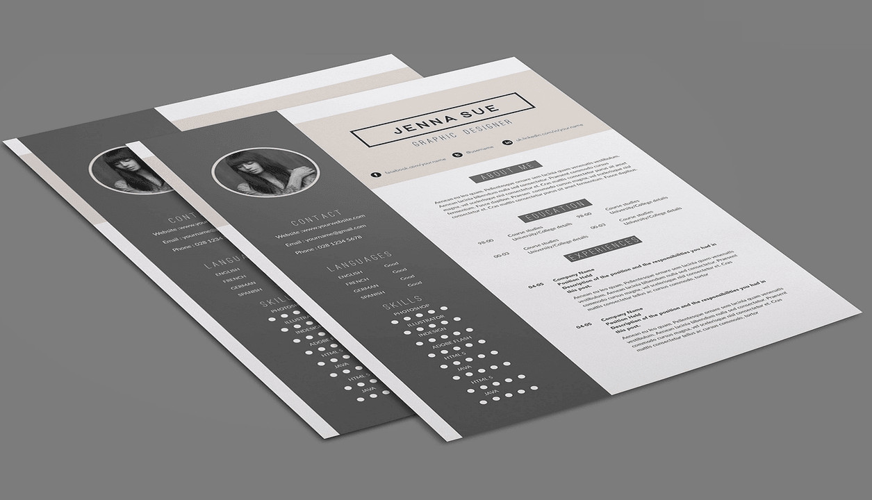 سيرة ذاتية CV ابداعية للتميز باللغة العربية&الانجليزية