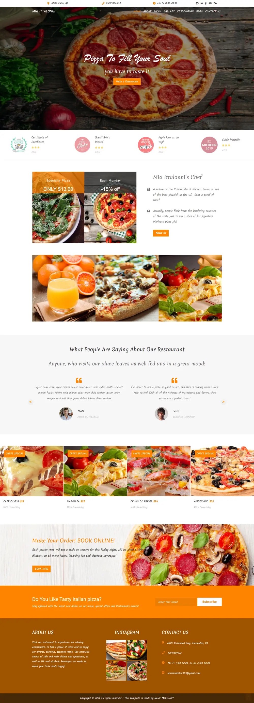 تصميم landing page