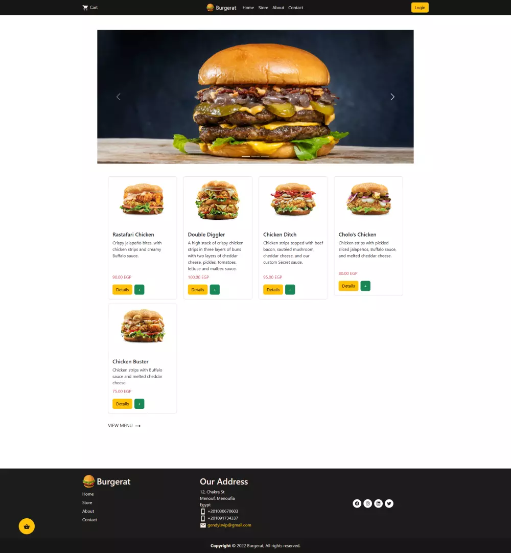 تصميم موقع إلكتروني لبيع المنتجات (E-Commerce Website)