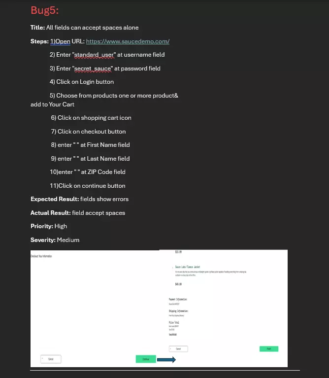 Manual Testing for Website