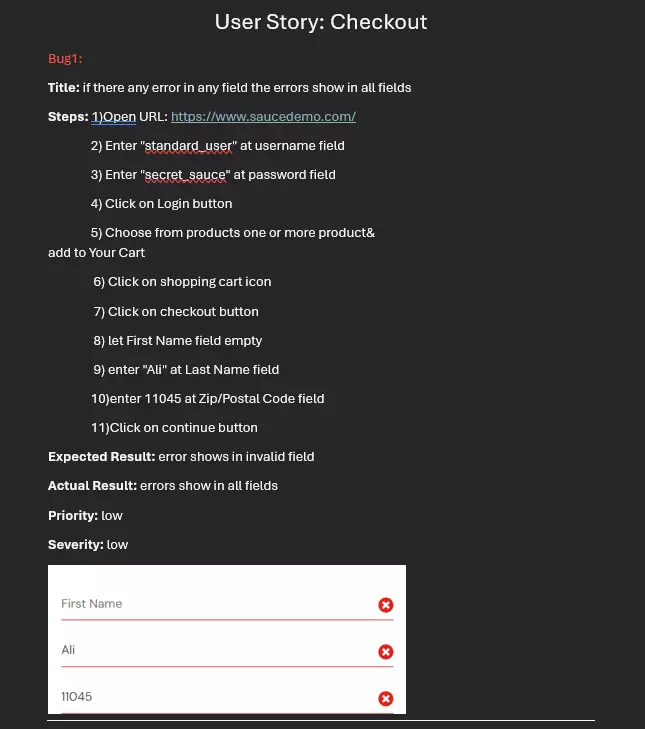 Manual Testing for Website