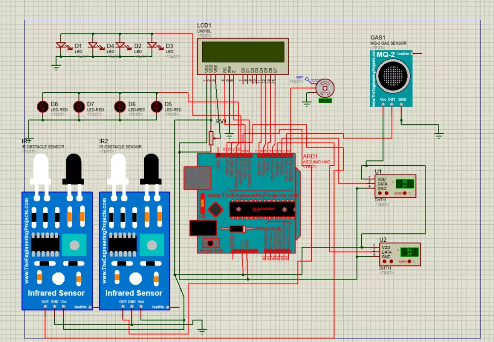 تصميم دوائر الكترونيه وعمل محاكاه باستخدام proteus
