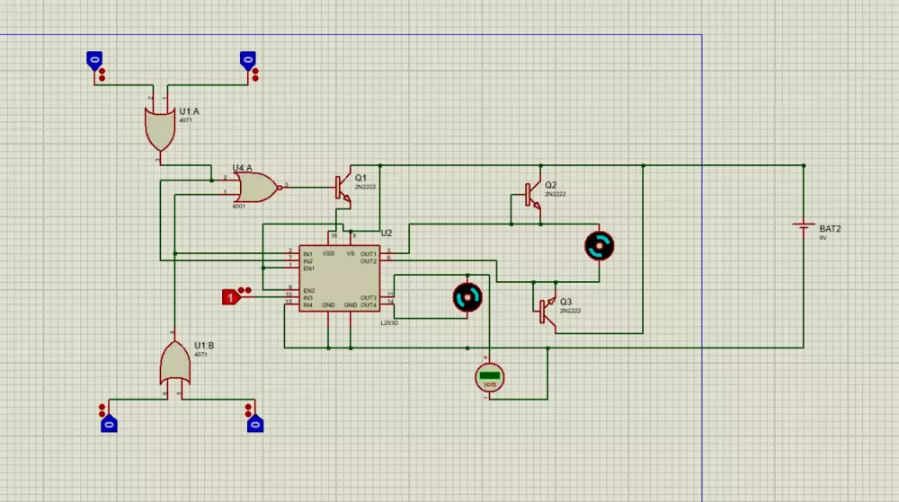 تصميم دوائر الكترونيه وعمل محاكاه باستخدام proteus