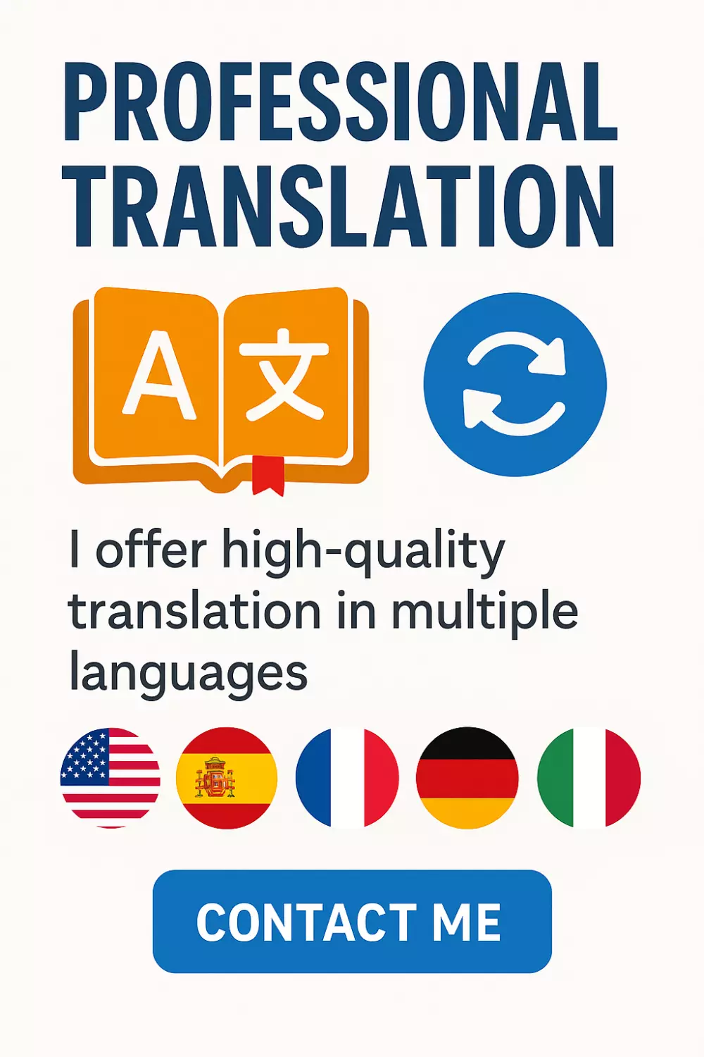 خدمة الترجمة الاحترافية – دقة 100% وبأسلوب جذاب!