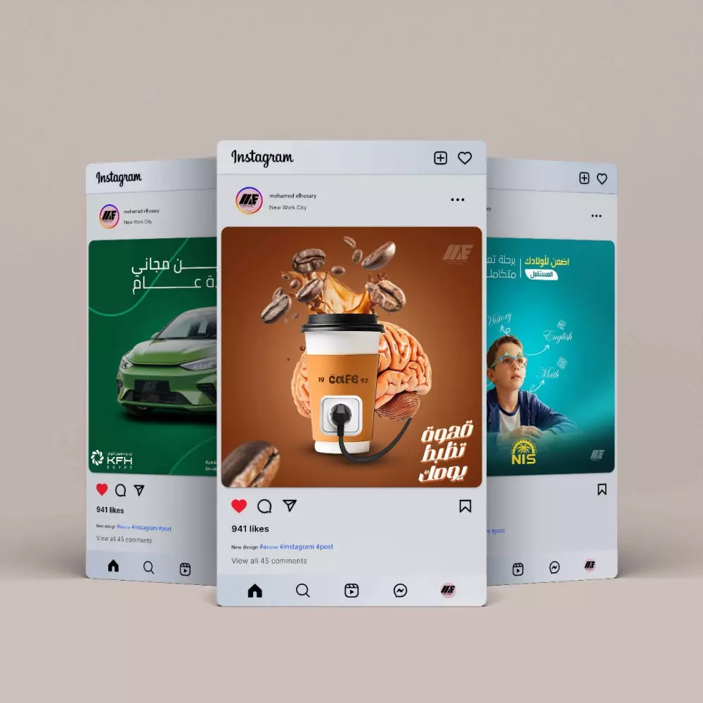 تصميمات سوشيال ميديا